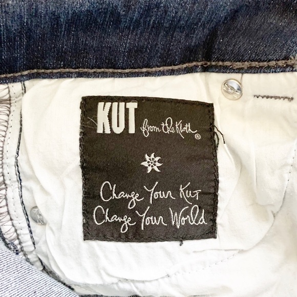 Kut from the Kloth Cropped Capri Denim Jeans - Picture 6 of 8